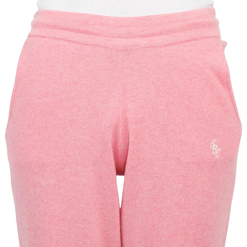 SPORTY&RICH Women’s Pink Sweatpants Classic Pants
