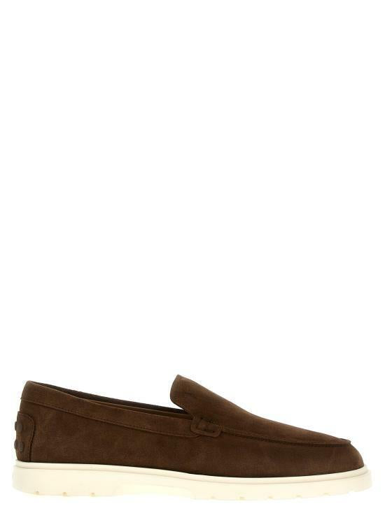 Tods Suede Slip-On Loafers Men’s Navy