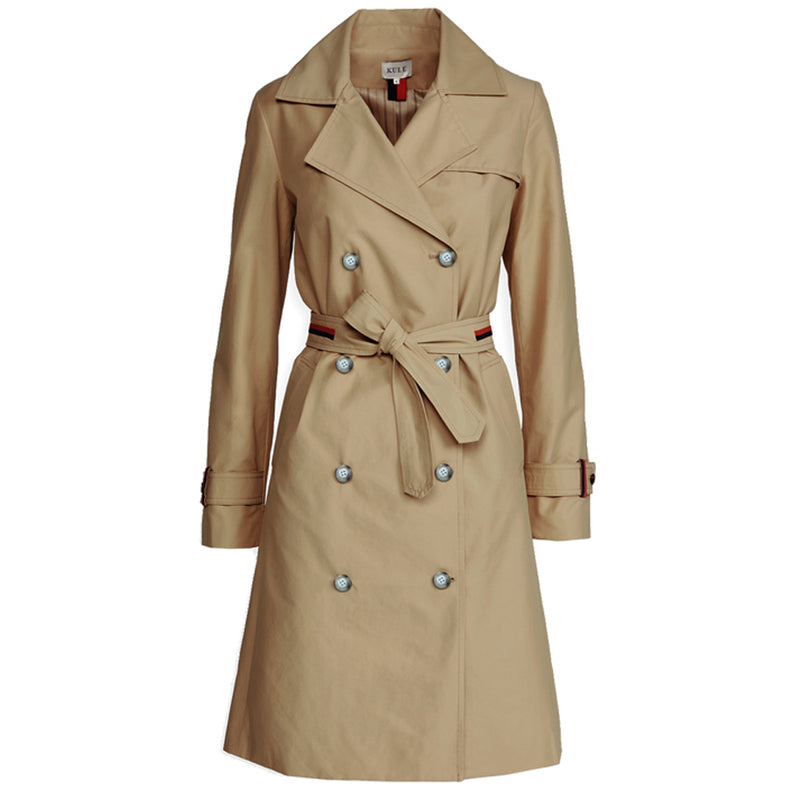 KULE Women's Belted Trench Coat OW22P4 KHAKI