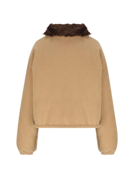 Miu Miu Camel Down Puffer Jacket for Men