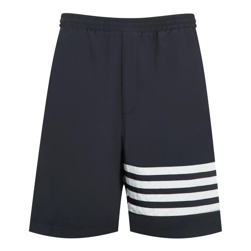 THOM BROWNE Ripstop 4-Bar Men’s Short Pants Navy