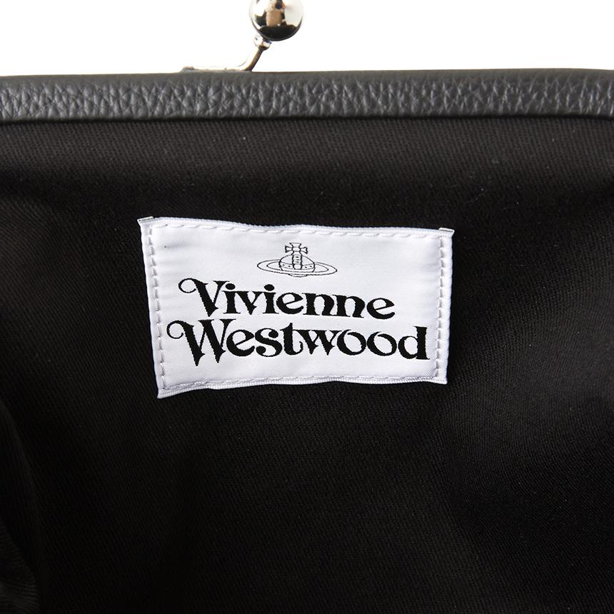 Vivienne Westwood Black Leather Women’s Clutch Bag