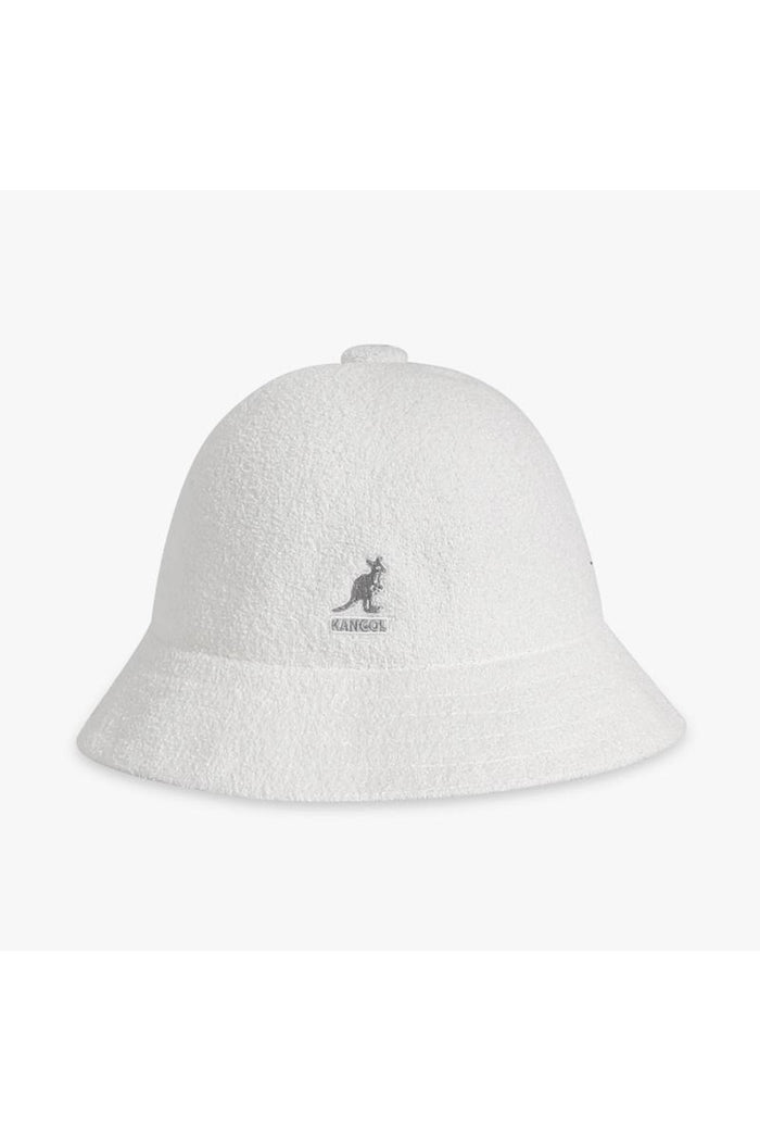 KANGOL White Unisex Bucket Hat KANGOL 0397BC WHITE