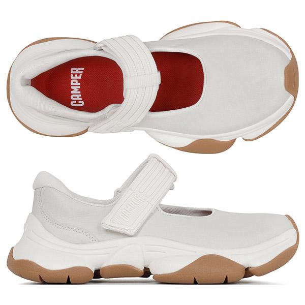 Camper White Karst 2 Velcro Mary Jane Low-Top Sneakers K201846 002