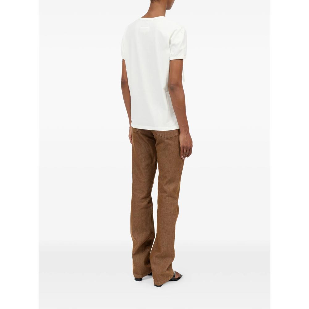 Maison Margiela White Cotton Short Sleeve T-Shirt