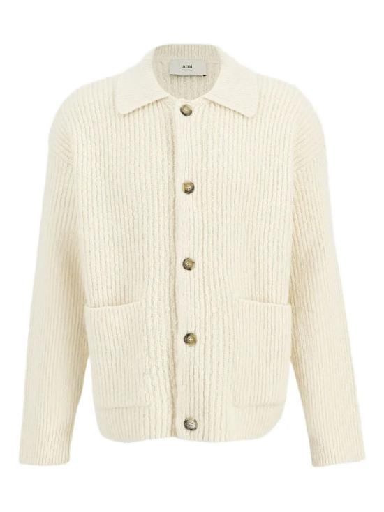 AMI Wool Alpaca Knit Cardigan HKC354 KN0112 185