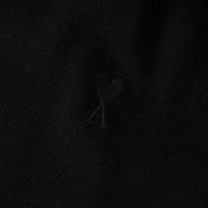 AMI Contrast Heart Logo Cardigan Men’s Knit