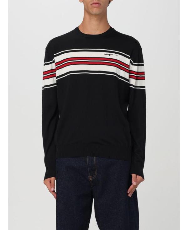 MSGM Wool Blend Jacquard Stripe Crewneck Sweater 3740 MM208 247594