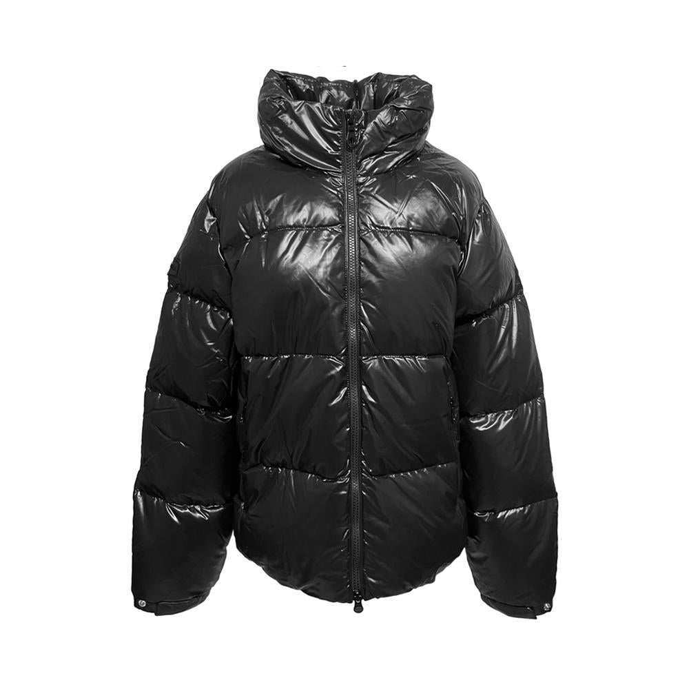 Duvetica Black DIMA D Logo Patch Puffer Jacket VDDJ11546K0001 BKS