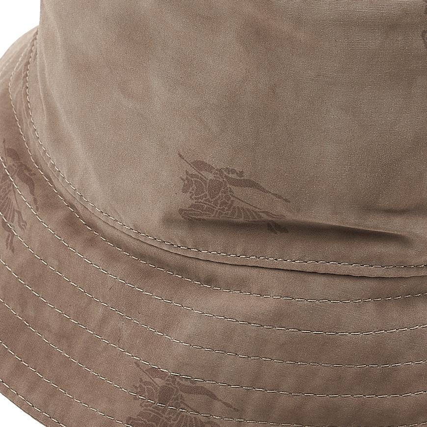 BURBERRY EKD Technical Cotton Bucket Hat Navy Unisex
