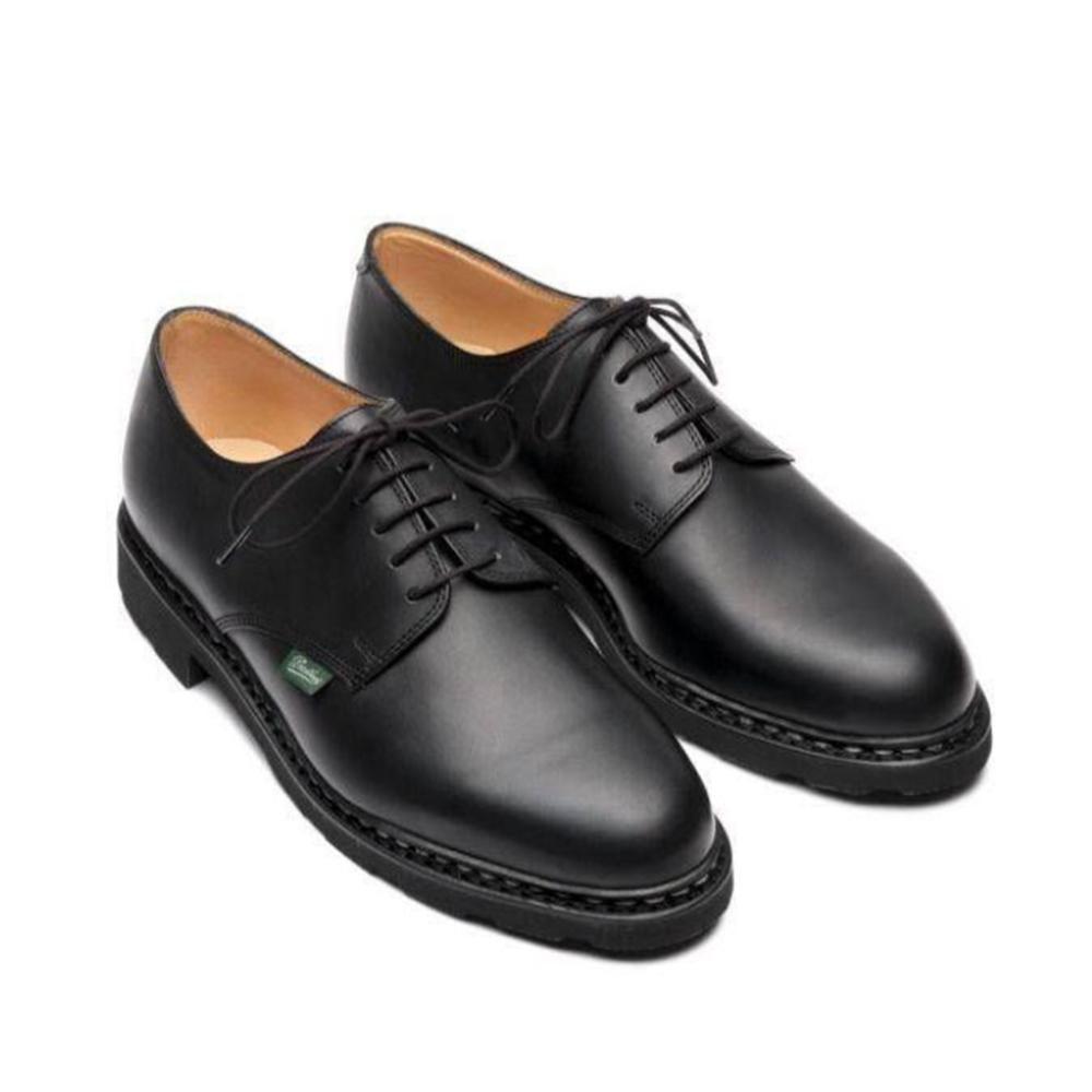 PARABOOT Black Leather Arles Men's Loafers