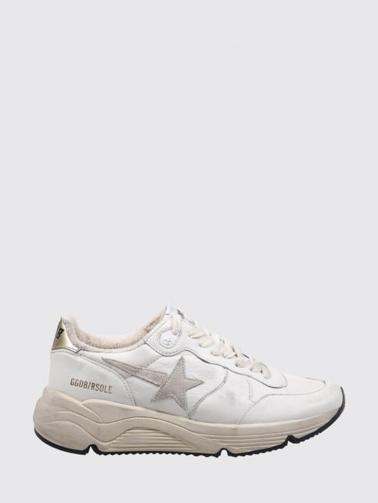 GOLDEN GOOSE White Leather Low-Top Sneakers Women