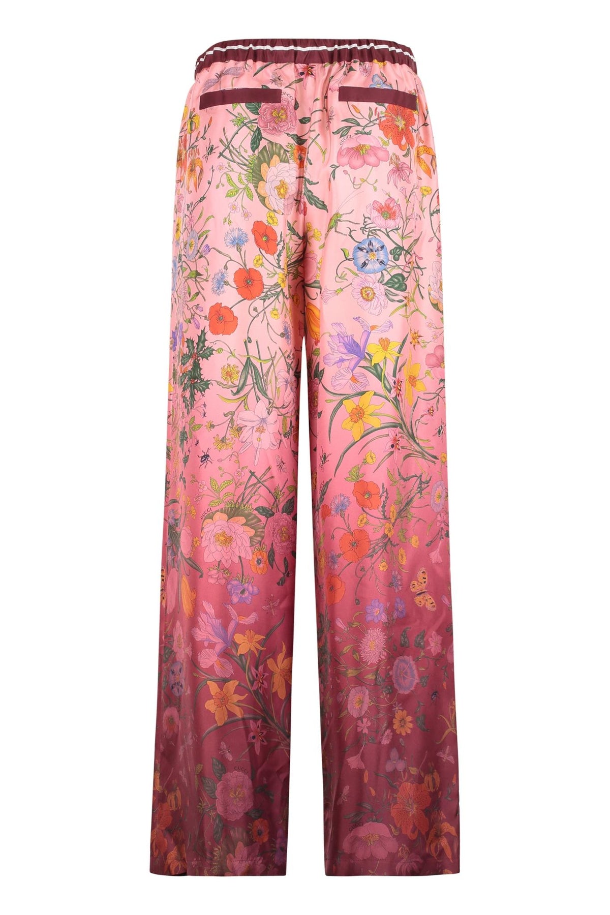 GUCCI Wool Cropped Trousers Beige Women’s Pants