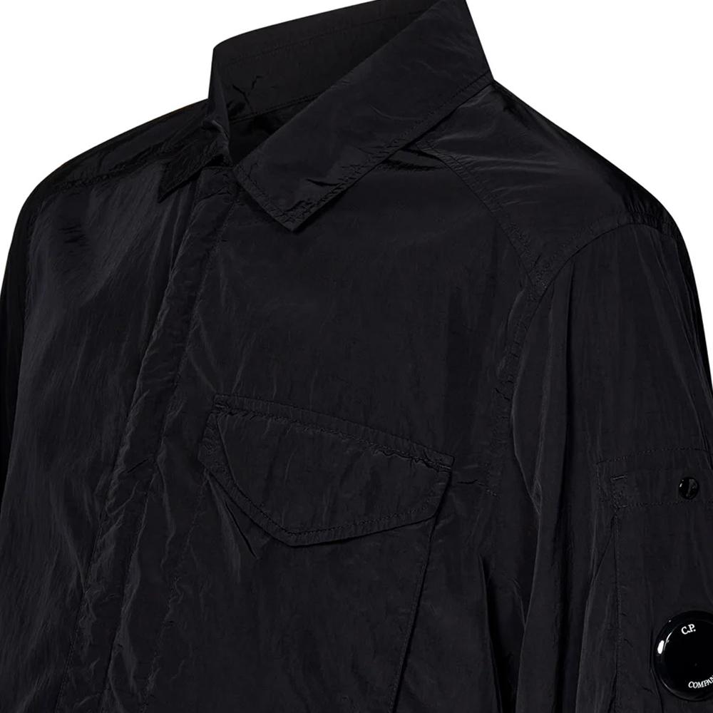 CP Company Lens Badge Shirt Jacket Black Men’s Jacket