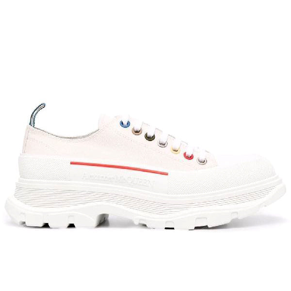 Alexander Mcqueen Multicolor Eyelet Tread Slick Low-Top Sneakers