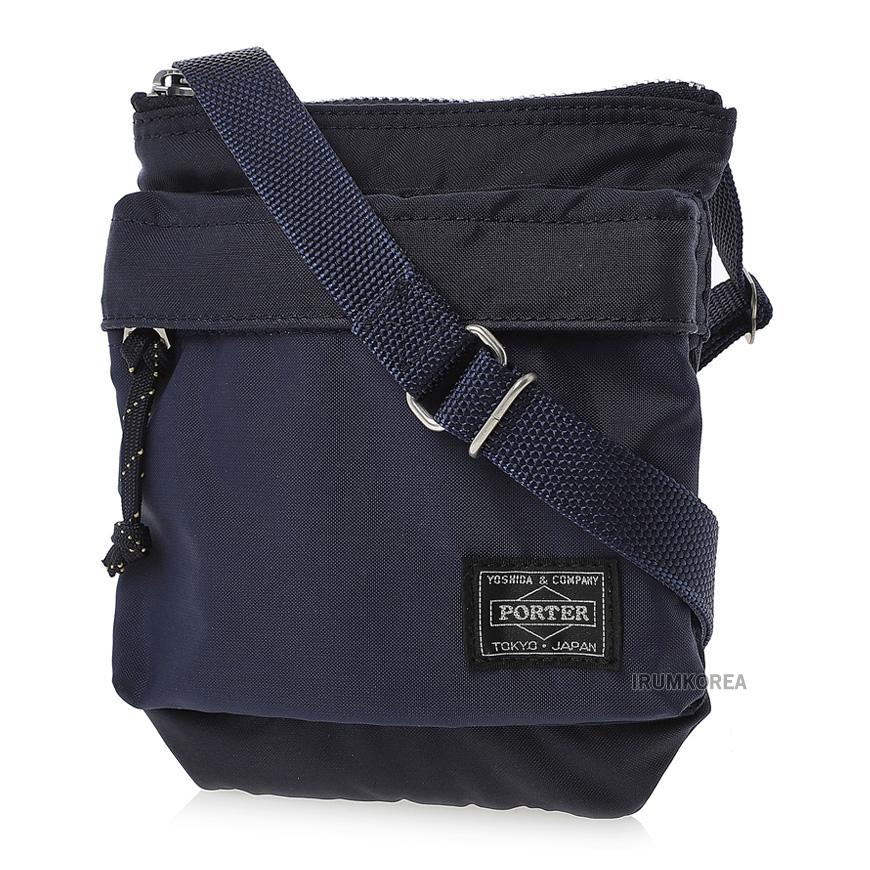PORTER Force Shoulder Pouch Bag Unisex Black Crossbody