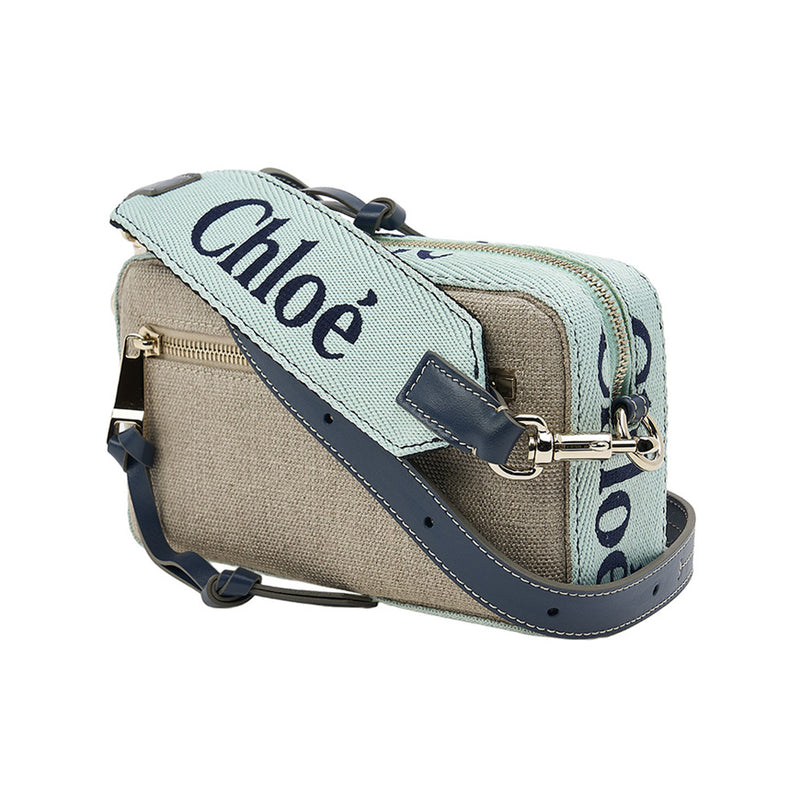 Chloe Woody Belt Bag Women’s Crossbody Beige Leather