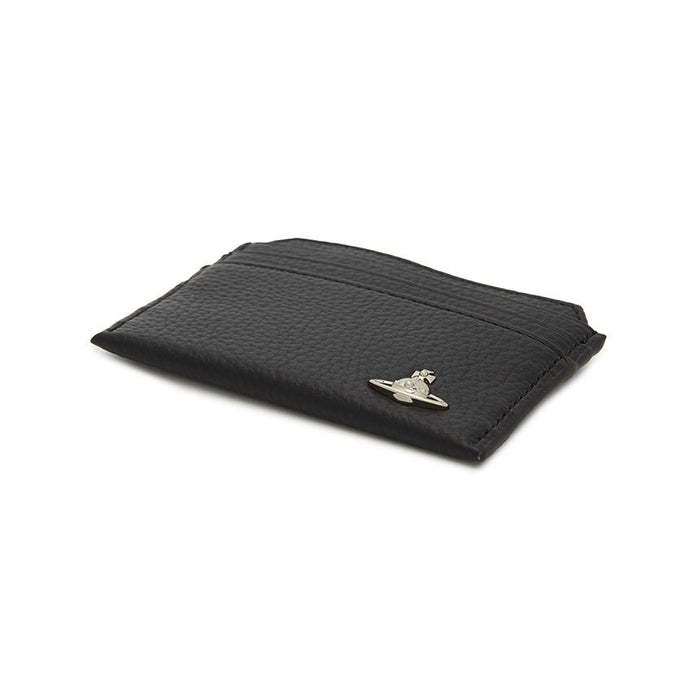 Vivienne Westwood Black Leather Card Holder Wallet