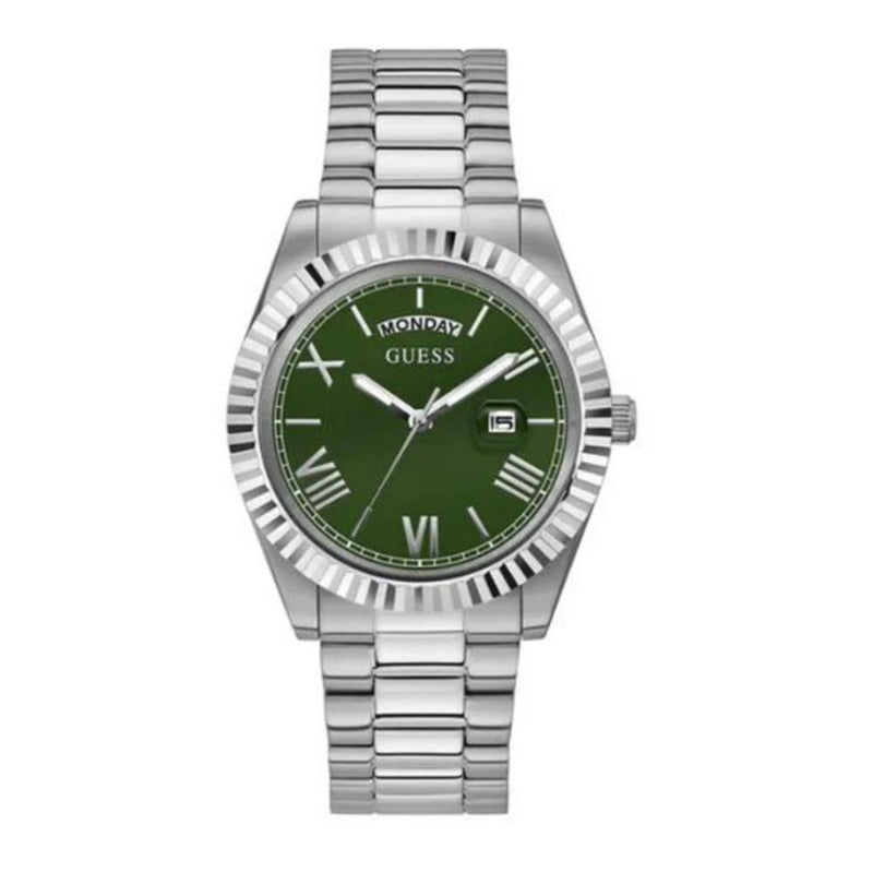Guess Connoisseur Green Dial Two-Tone Metal Men’s Watch GW0265G10