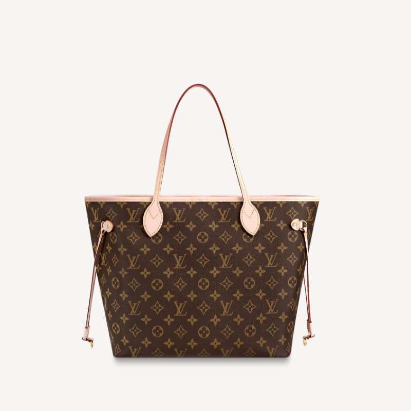 Louis Vuitton Monogram Neverfull MM Tote Bag Cherry Women