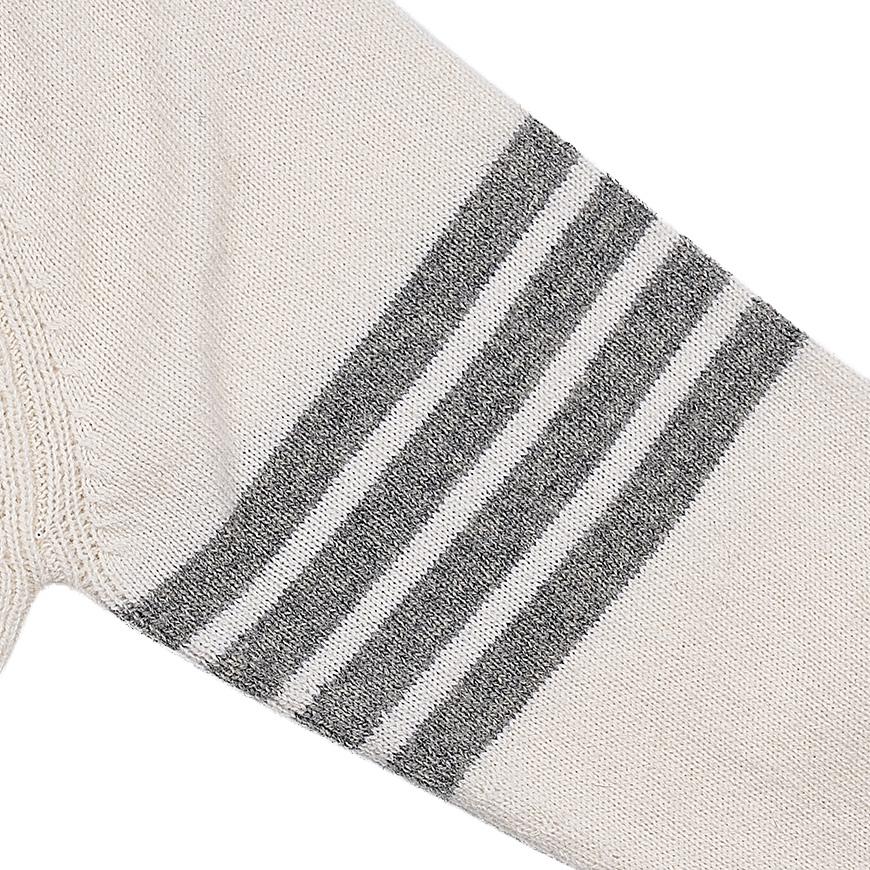 THOM BROWNE Men's 4-Bar Stripe Wool Crewneck Sweater MKA467A Y1026 100