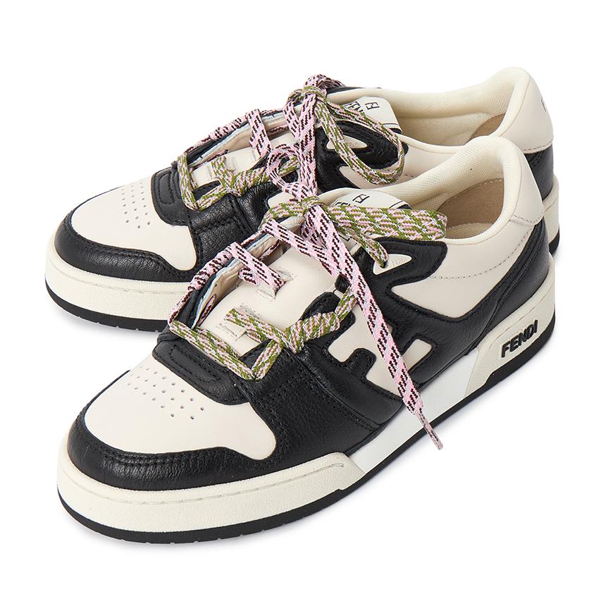 FENDI Match Low-Top Sneakers Women’s White Leather