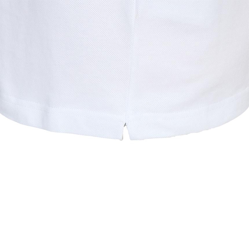 Moncler Maglia Men’s Polo Short Sleeve T-Shirt White Cotton