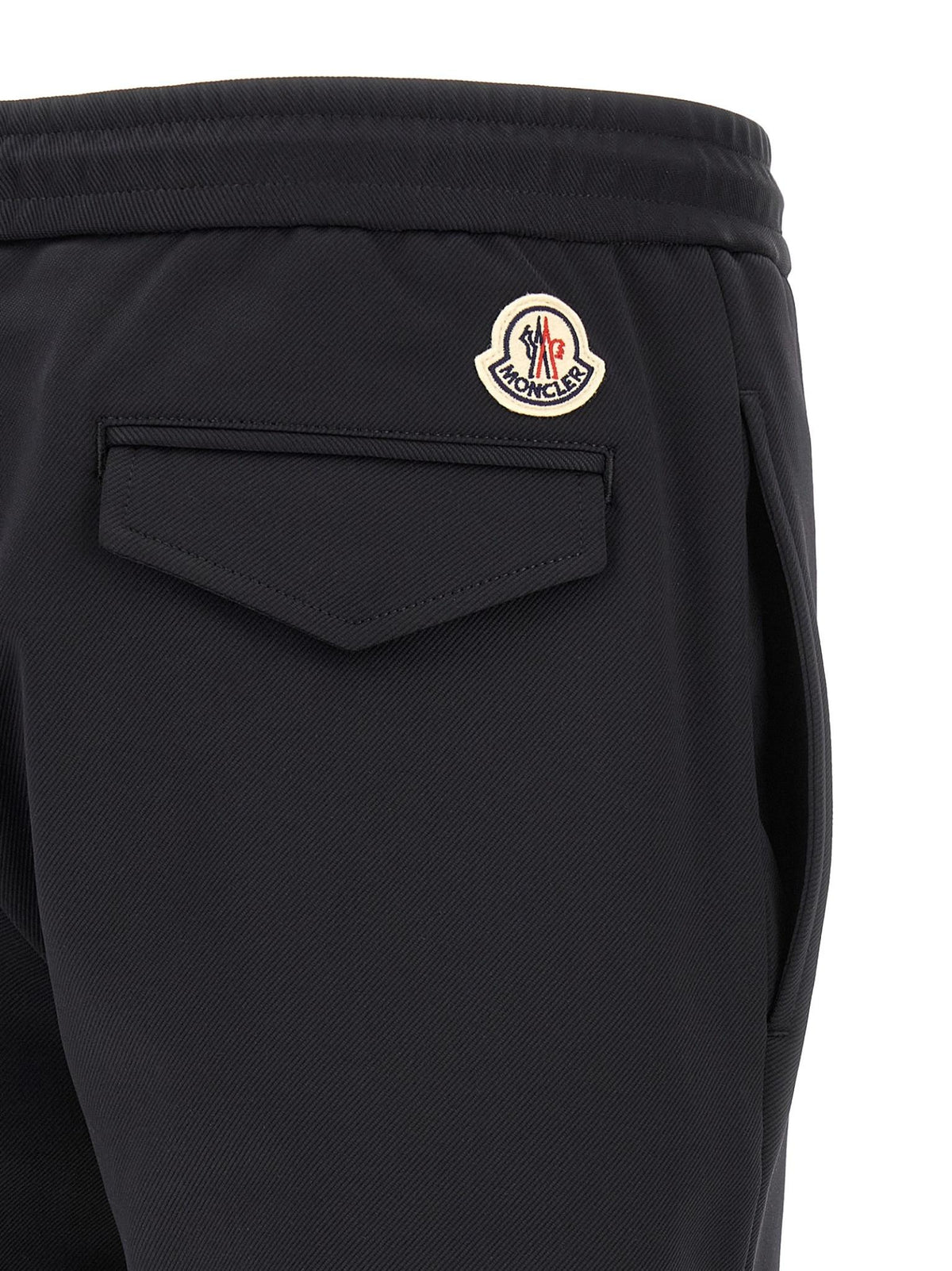 Moncler Black Jogger Suit Pants for Men
