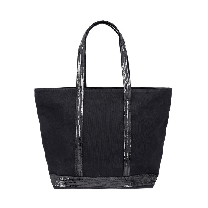 Vanessa Bruno Cabas Sequin Canvas Medium Tote Bag 0PVE01 V40378 999
