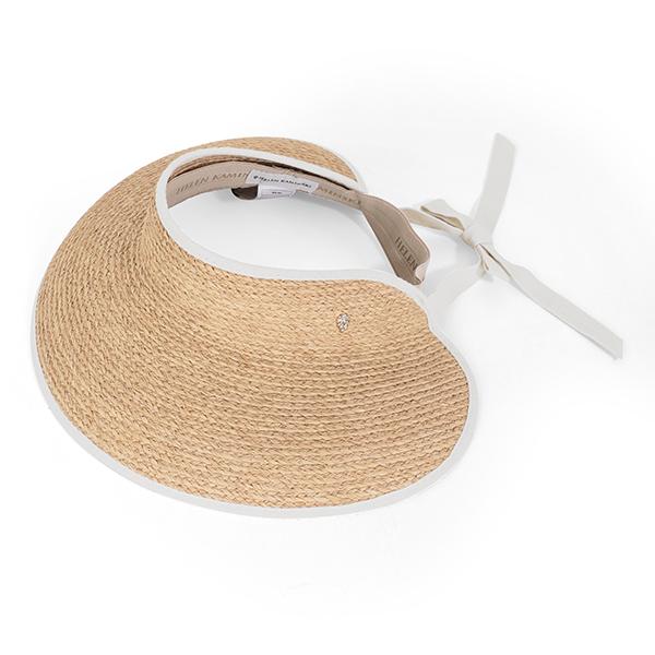 HELEN KAMINSKI Natural Sand Mita Sun Visor Women’s Cap HAT50220 NTS