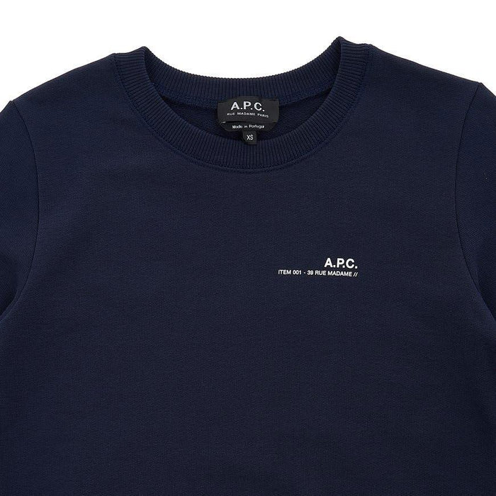 A.P.C. Women’s Logo Sweatshirt Ivory Cotton