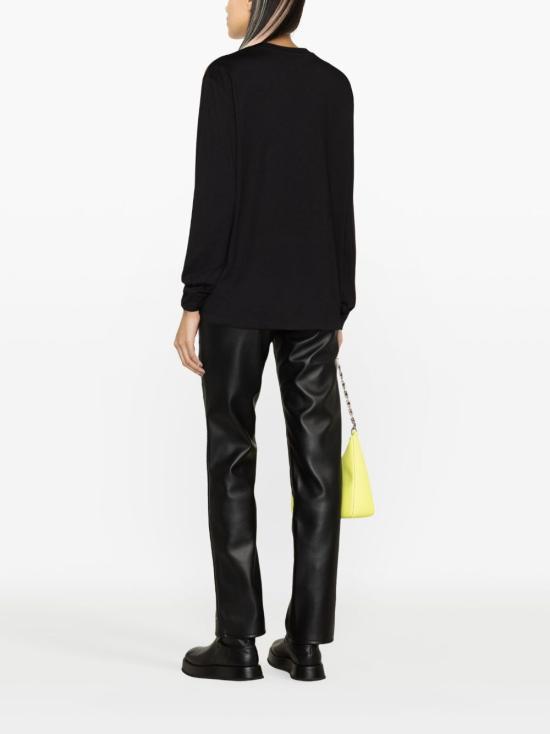 MSGM Black Long Sleeve Sweatshirt 2000 MDM511 20000299
