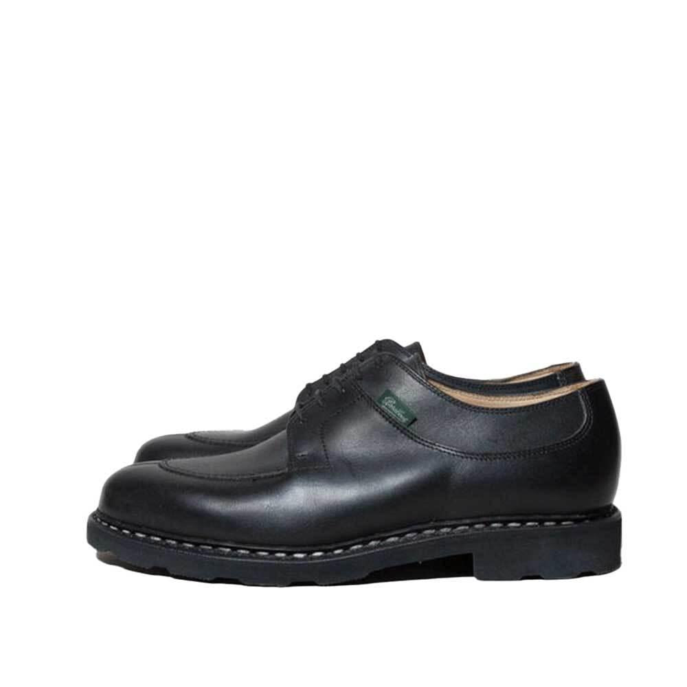 PARABOOT Black Leather Loafers Women’s Dress Shoes 063712