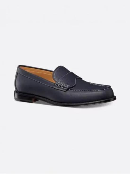 DIOR Leather Loafers Mens Black Classic Slip-On Shoes 3LO146YJK520