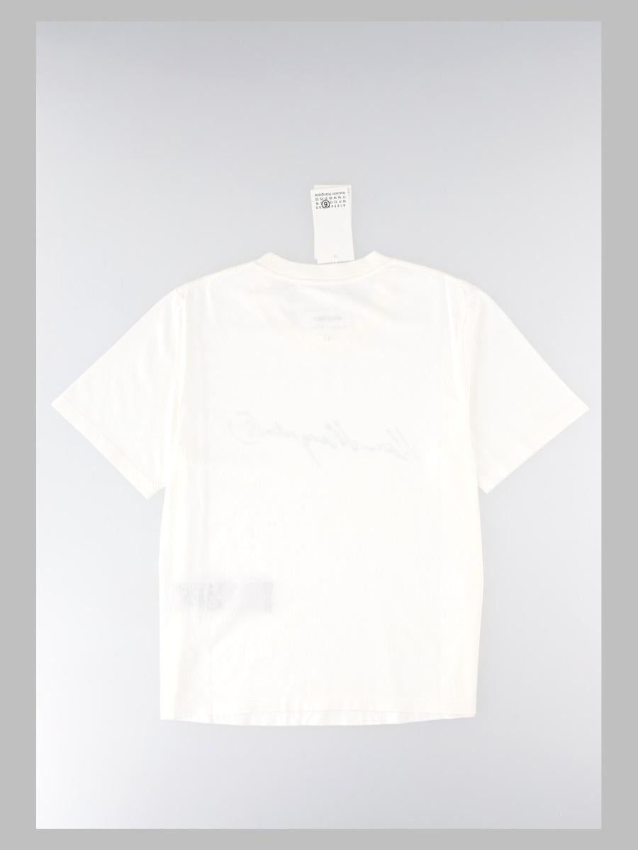Maison Margiela Short Sleeve T-Shirt White Cotton Women’s Top