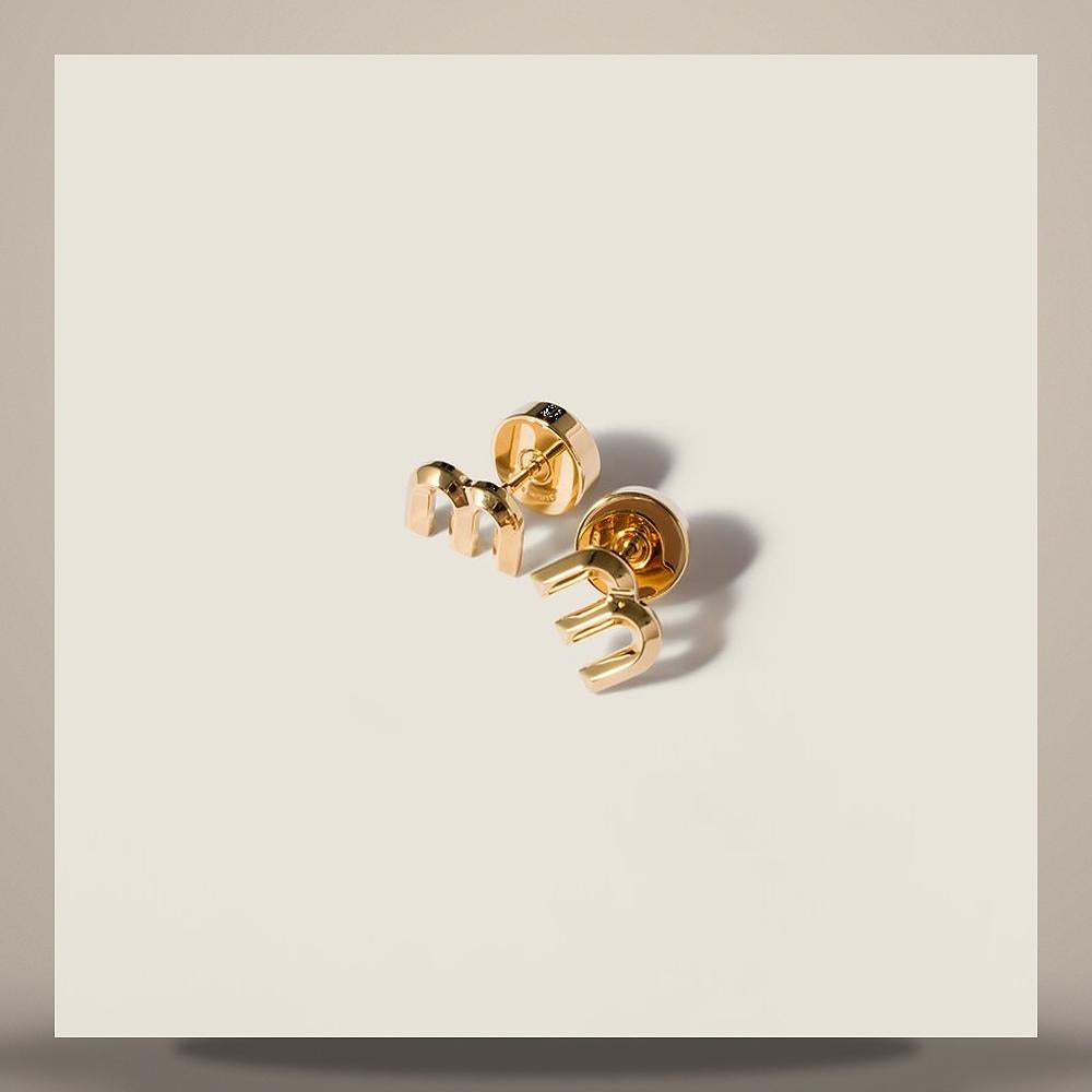 Miu Miu Metal Earrings 5IO507 2G9R F0056