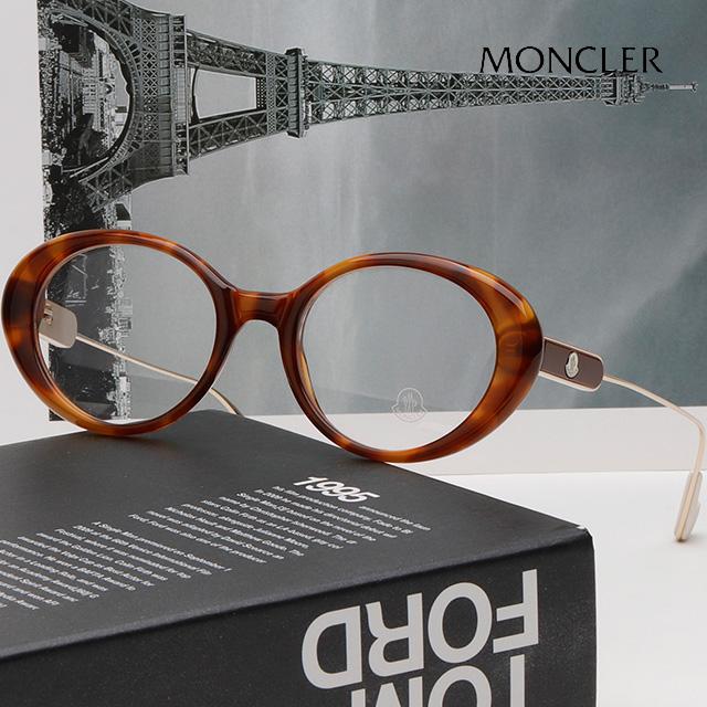 Moncler Tortoiseshell Acetate Unisex Eyeglass Frames ML5055 053