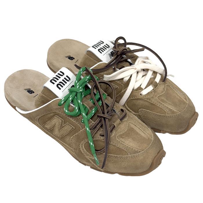 Miu Miu suede mule sandals