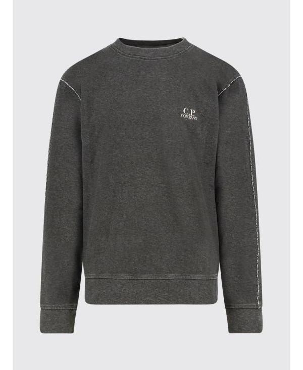 CP Company Heavy Jersey Plated Crewneck Sweatshirt