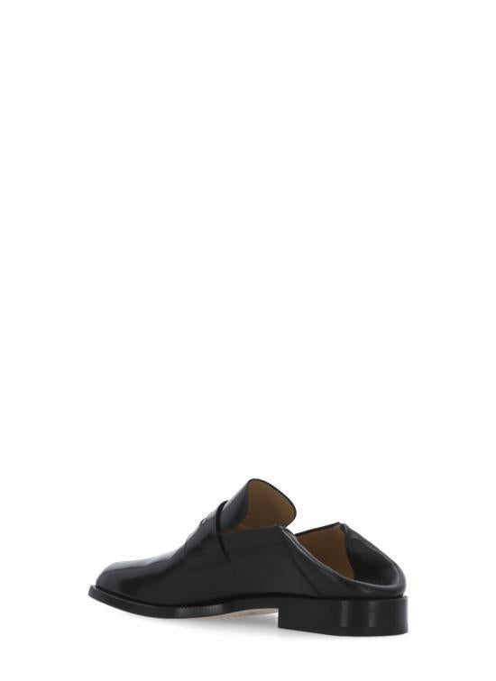 Maison Margiela Tabi Loafers Black Leather Men’s