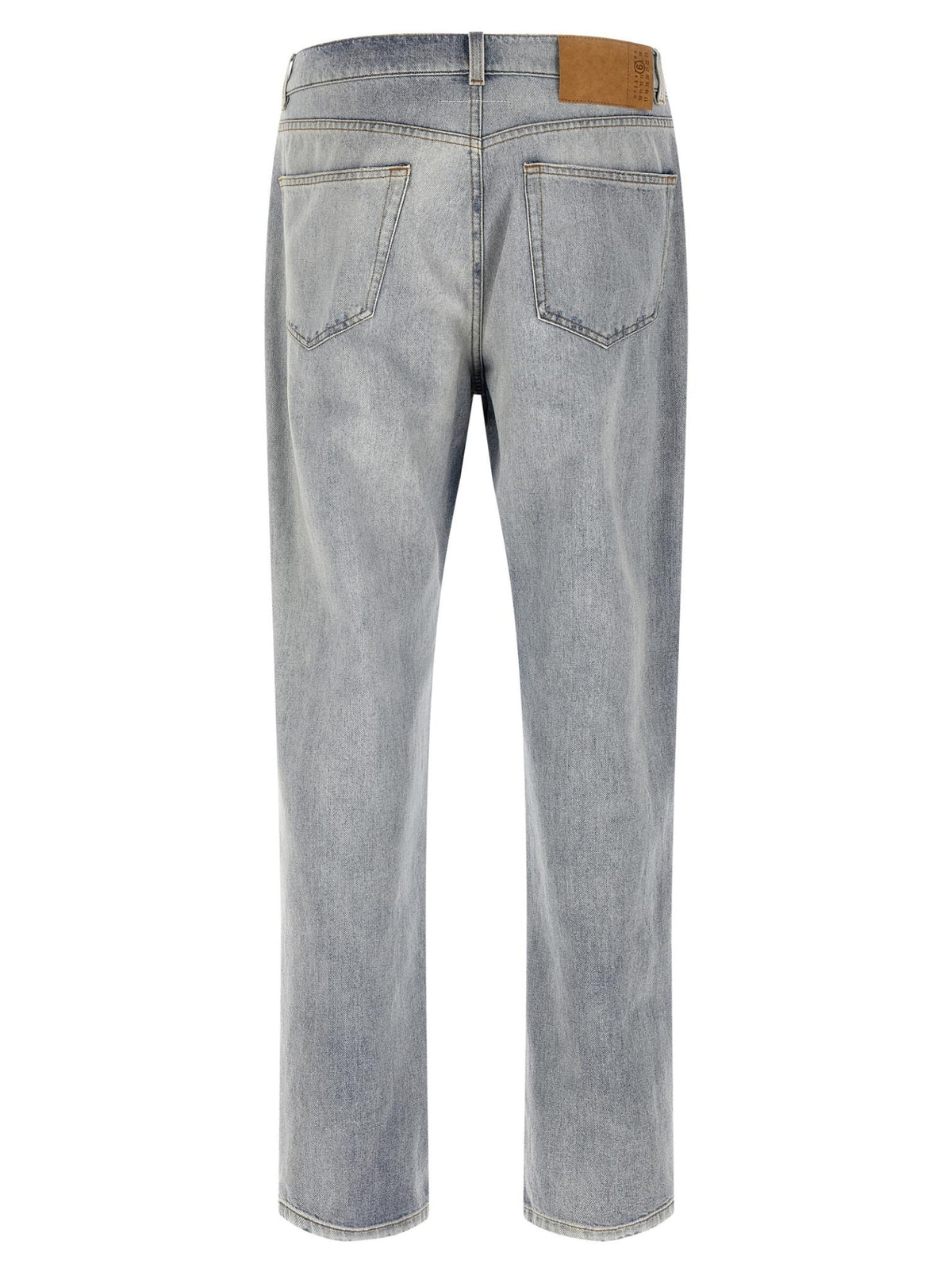 Maison Margiela Blue Cotton Straight-Leg Denim Jeans