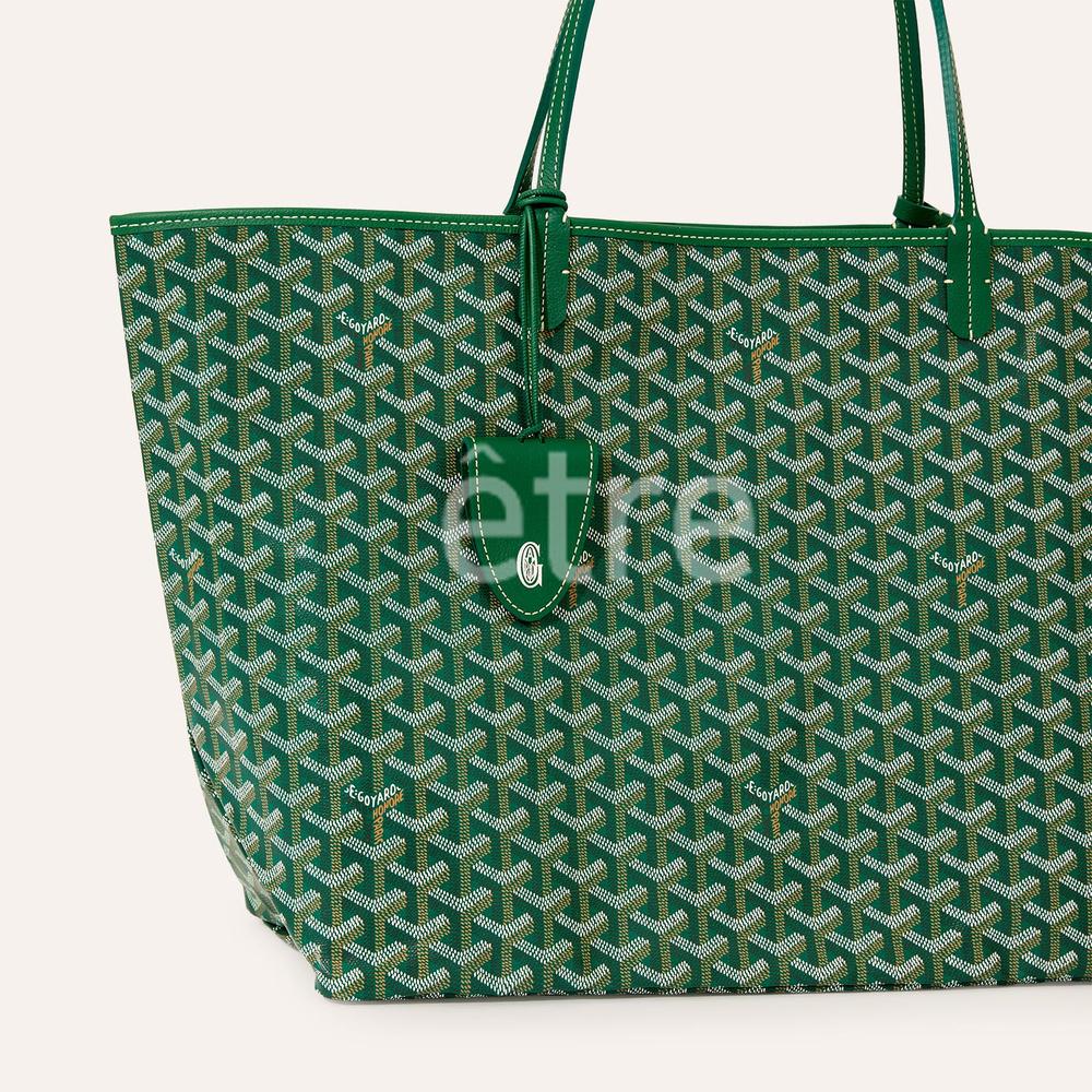 GOYARD Saint Louis GM Green Tote Bag for Women