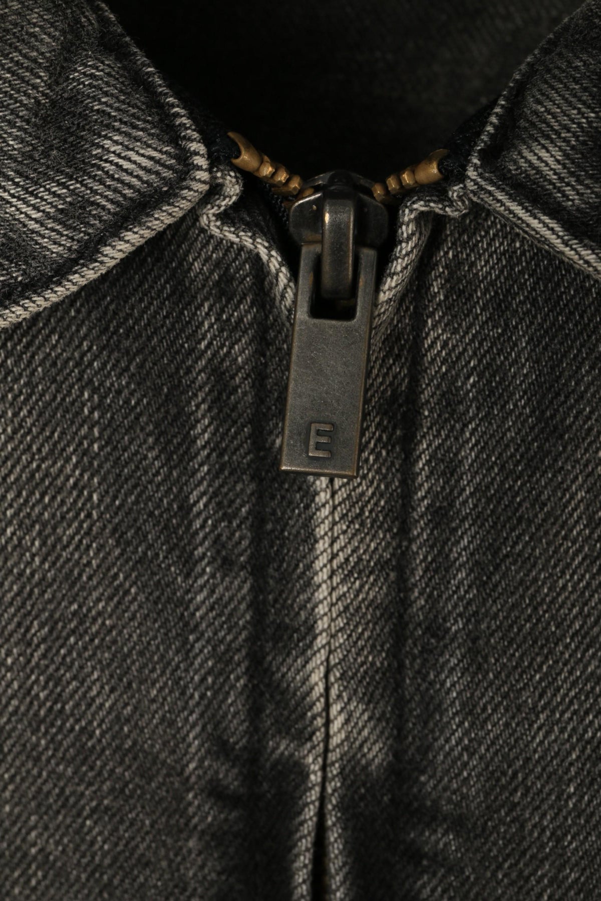 Fear of God Essential Vintage Black Denim Trucker Jacket 202BT244270F