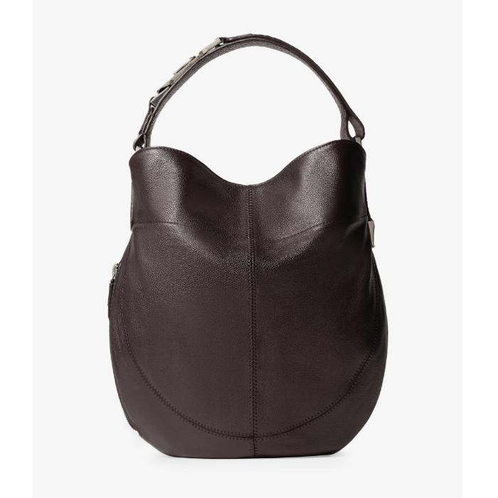 Lemaire Leather Hobo Quiver Clip Shoulder Tote Bag