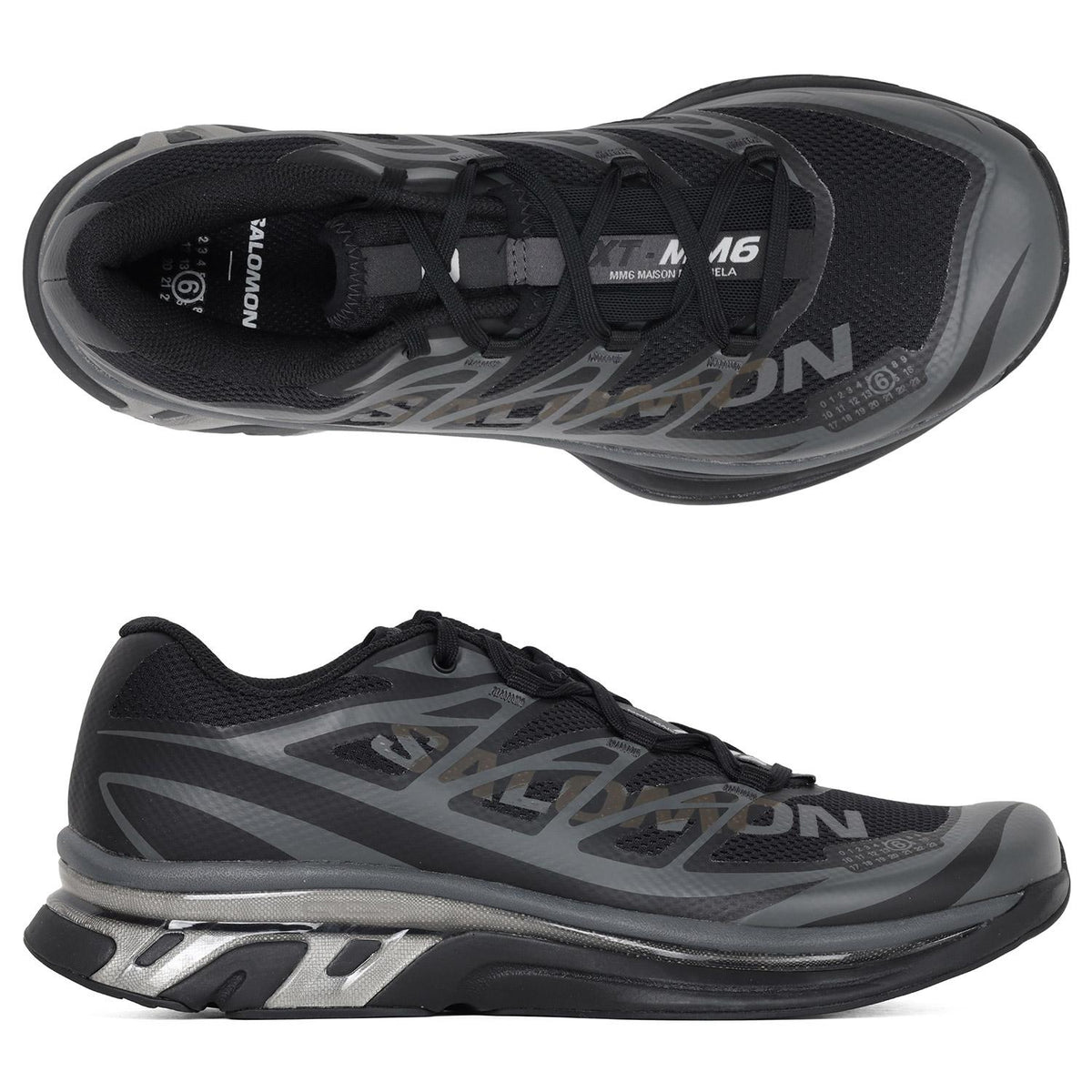 MM6 Black XT Low-Top Sneakers L4920030029 SH1WS0020 P6303 HB422