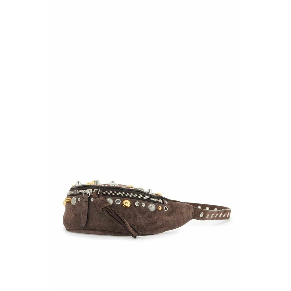 VALENTINO NELCOTE Belt Bag Unisex Hip Pack Canvas Beige