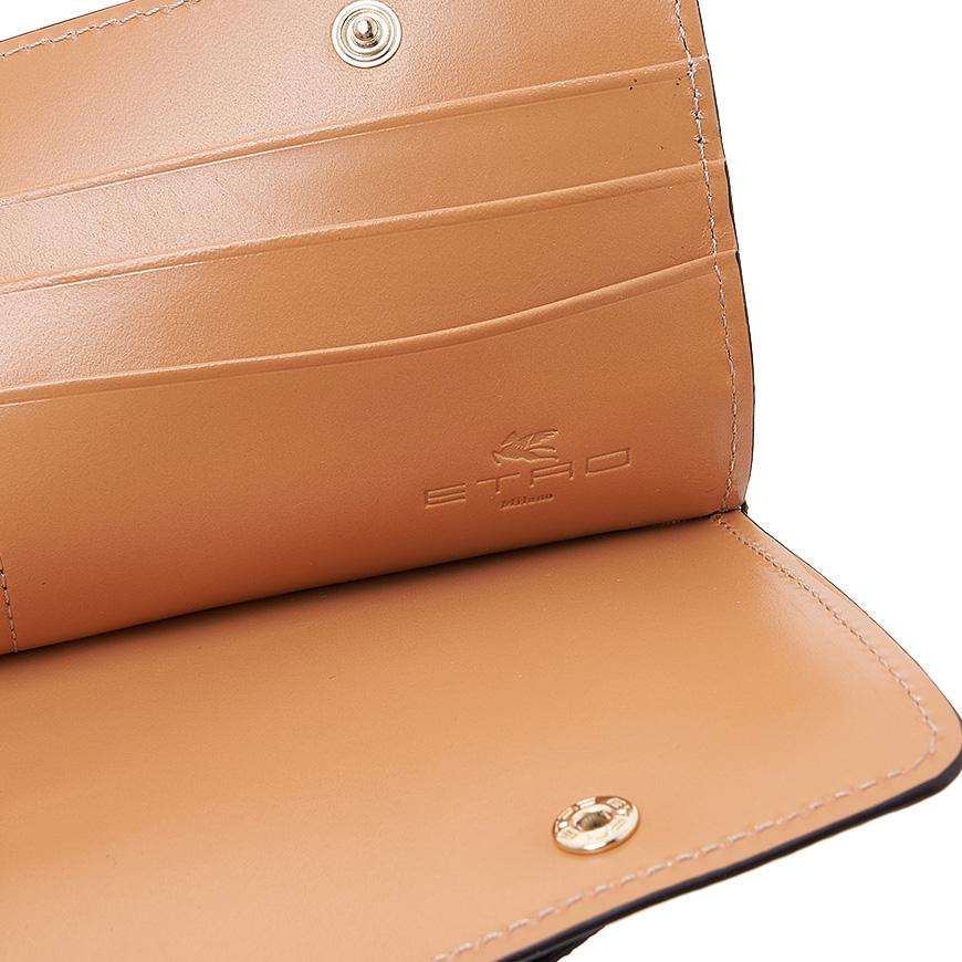 Etro Paisley Leather Phone Holder Crossbody Bag