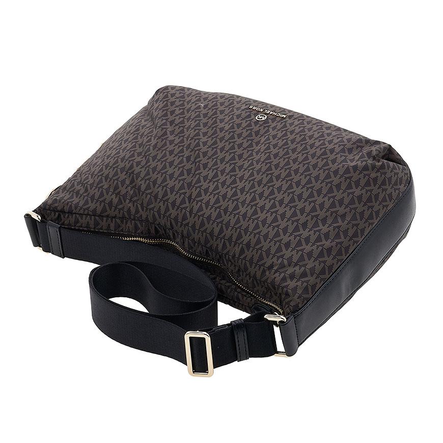 Michael Kors Leonie Crossbody Bag Brown Monogram Canvas