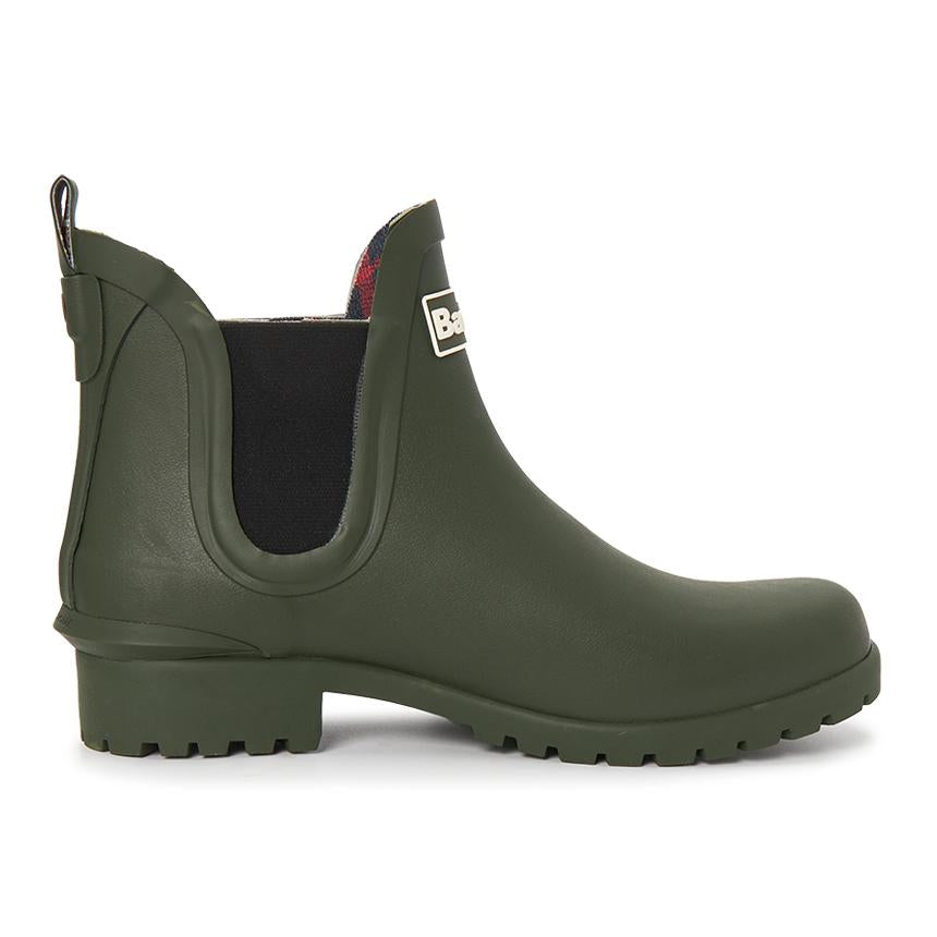 Barbour Wilton Wellington Women’s Chelsea Rain Ankle Boots