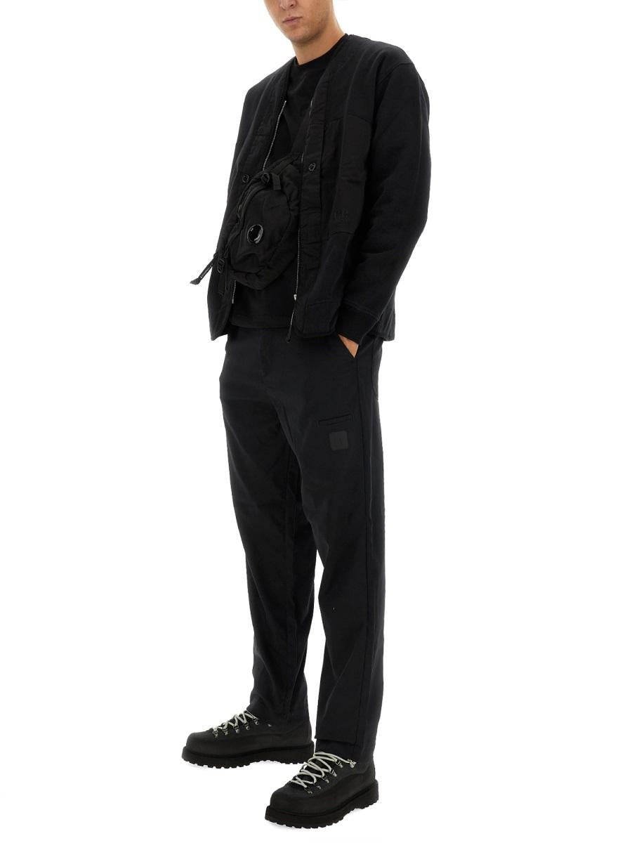 CP Company Black Zip-Up Jacket